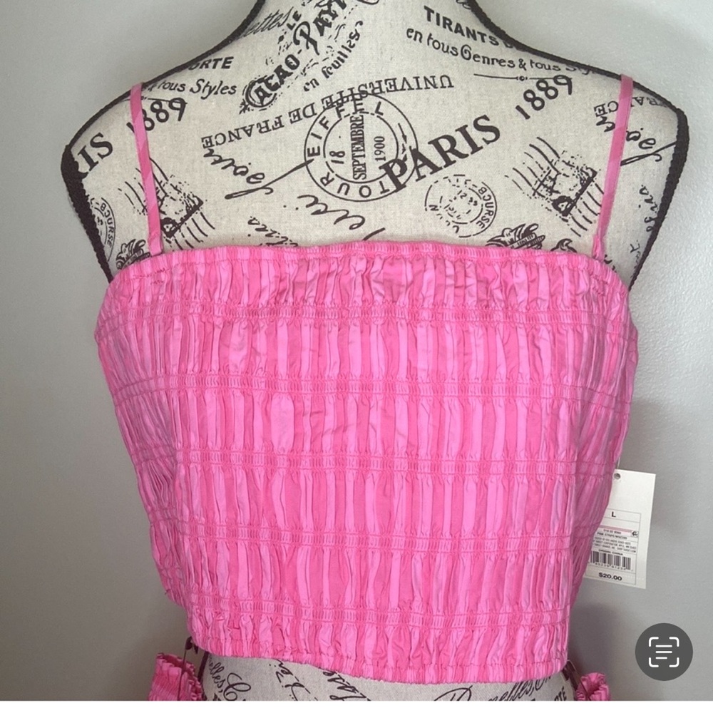 A New Day Pink Crop Top